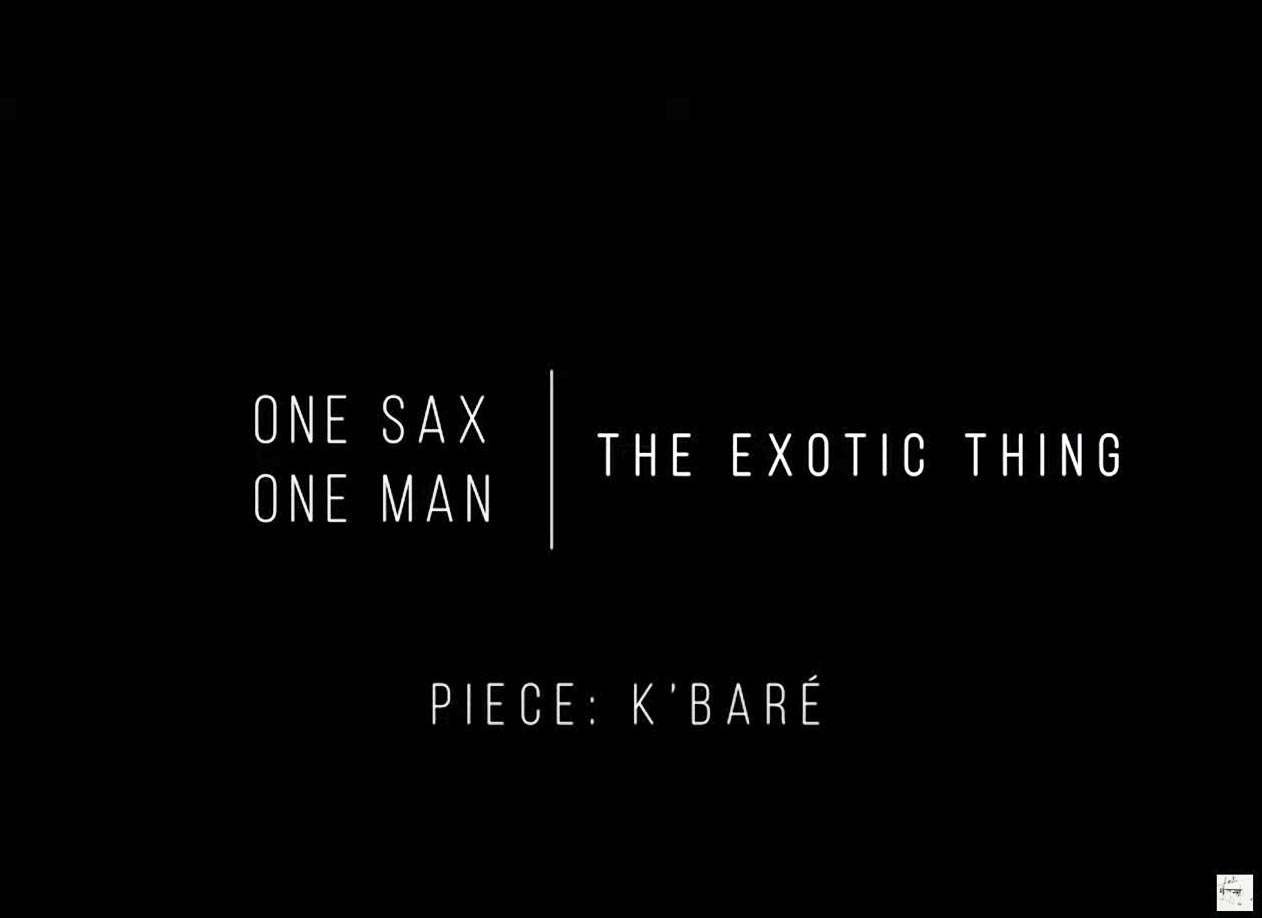 One SAX One MAN 